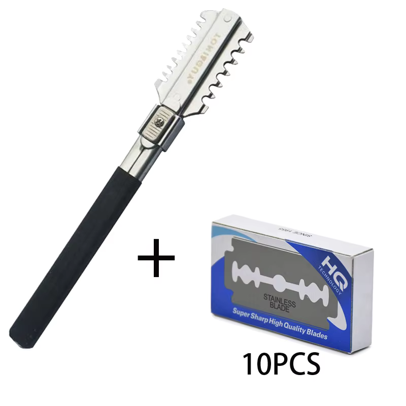 Men'S Grooming Tape - Dwustronne ostrza do golenia i strzyżenia