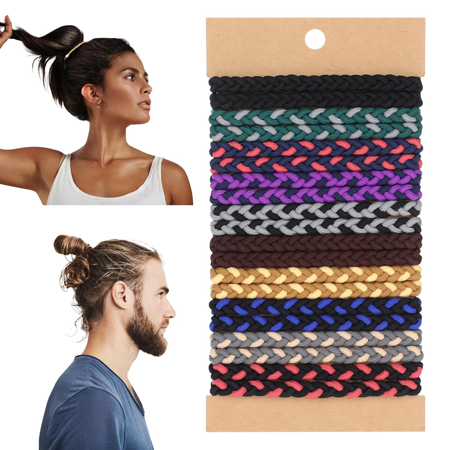 Men'S Grooming Tape - 10 szt. Boho Gumki do Włosów