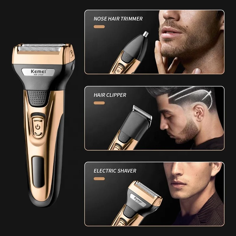 Kemei KM-1429 3 w 1 elektryczn – Eyebrow Razor Trimmer recenzja i cena